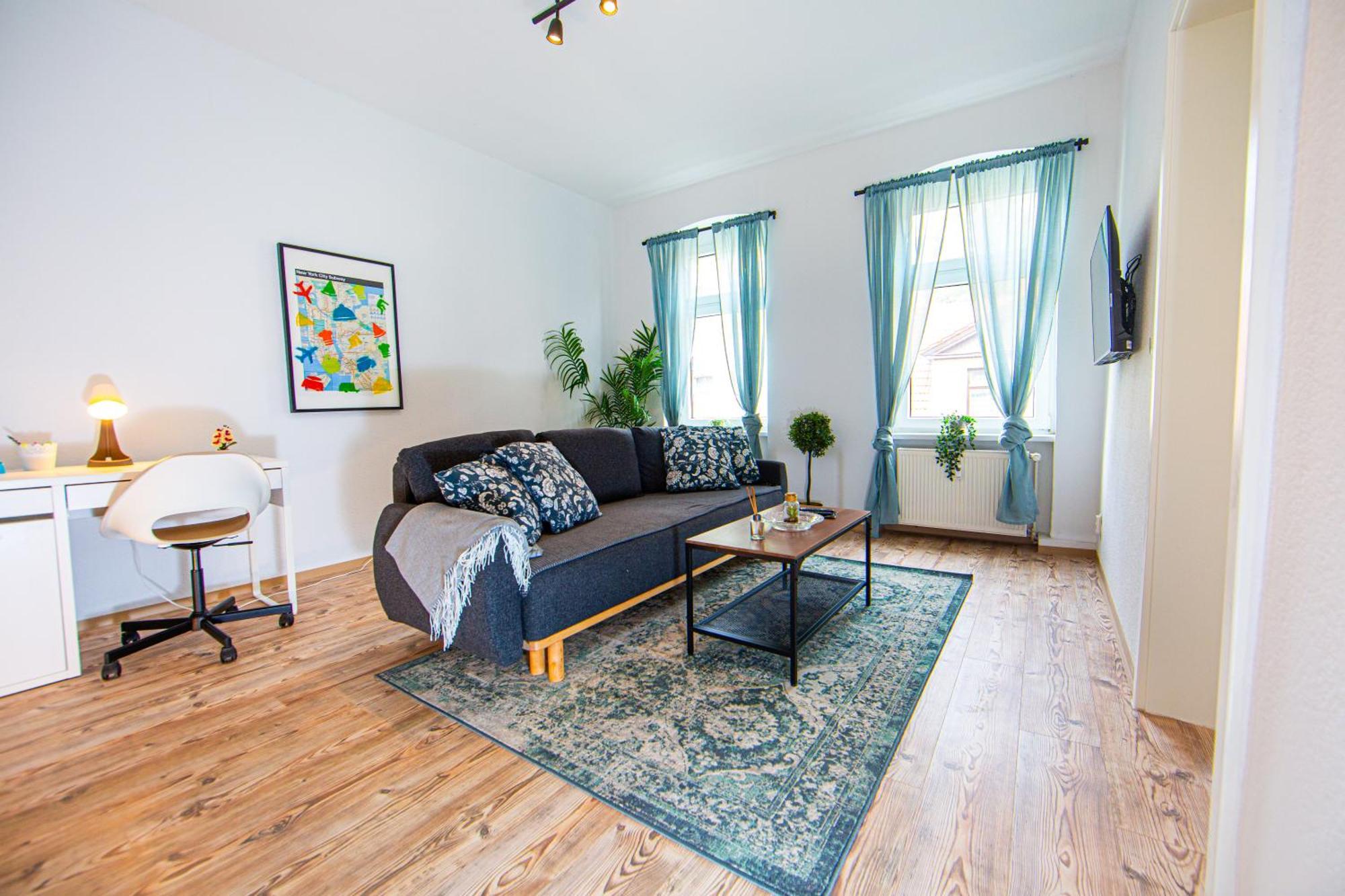 Grossraum-Apartments Mit 2Sz, Wz, Kueche, Smart-Tv, Parken, Etc Erfurt Dış mekan fotoğraf